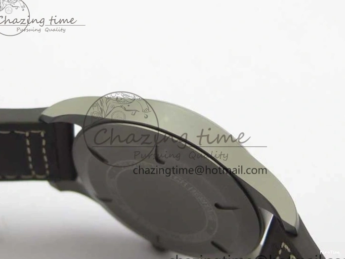 MIROTIME 0507 Mark XVIII IW327006 Titanium V7F 1:1 Best Edition Black Dial on Brown Leather Strap A Attractive 7080